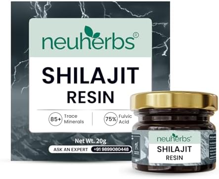 Neuherbs Shilajit Resin 20g | Pure Himalayan Shilajit (75% Fulvic Acid) | Energy, Stamina & Strength Support | Natural Vitality & Performance Booster | Lab Tested, No Heavy Metals | For Men & Women
