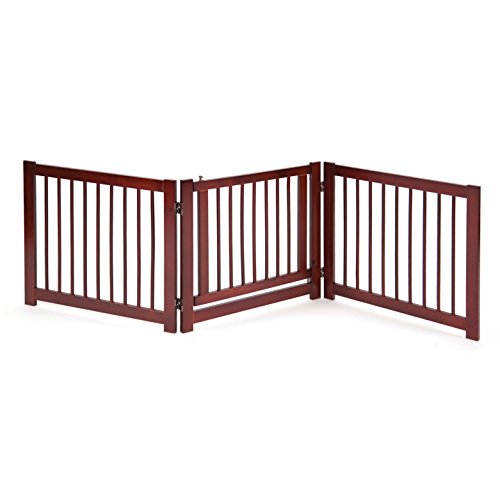 freestanding baby gate with door