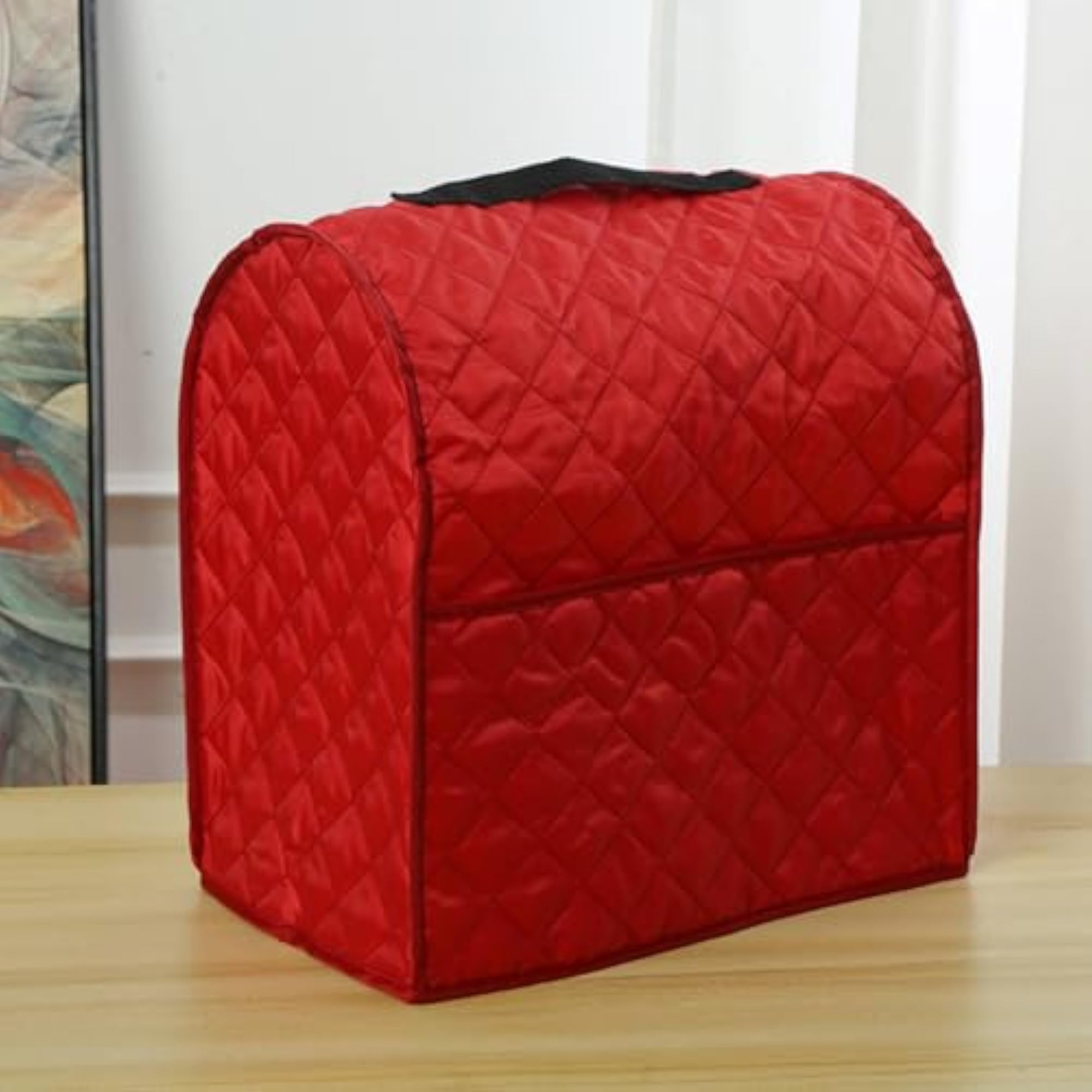 Waterproof Quilted Blender Cover with Pocket, Black