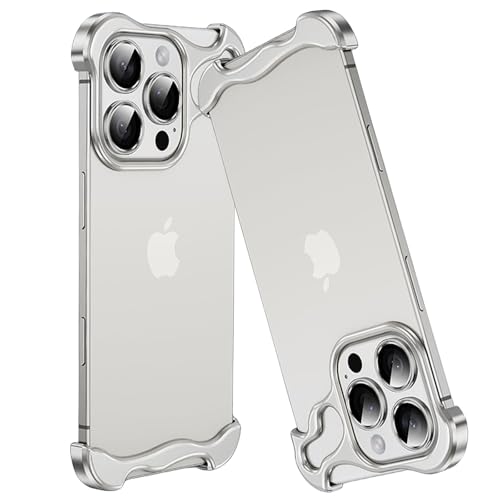 Coque sans bordure iPhone 16 Plus mince nu avec coin métal anti-chute
