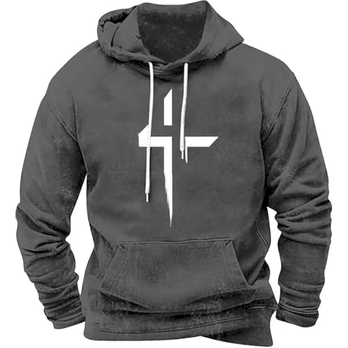 Sweat à capuche homme pour activités sportives de loisirs sweat imprimé grandes tailles