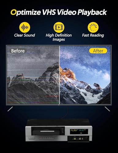 image for PUSOKEI VCR Head Cleaner for VCR VHS Players, VHS Video Head Cleaner T