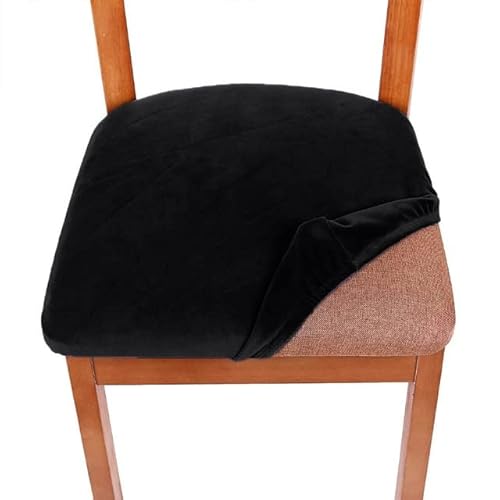 1 pièce imperméable en Tissu PU Extensible Housse de Chaise Housse de Coussin de siège Grande Housse de siège élastique pour Salle à Manger Maison fête Housses de chaise-velours-05,1 pièce Cover