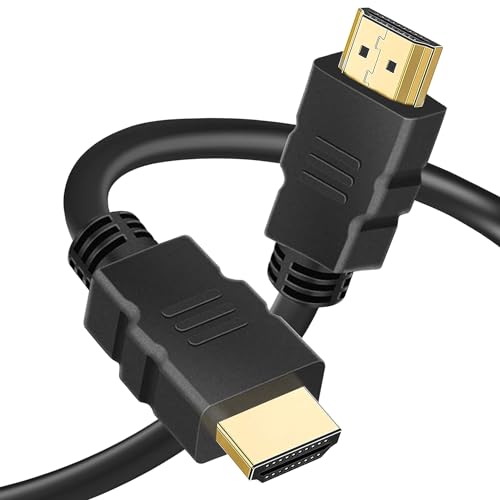 4K HDMI Cable 3M, High-Speed 18Gbps Ultra HD 2.0 Cable, Braided HDMI to HDMI Lead, Supports 3D Formats Compatible with laptop Projector, PS5, PS4, HDTV, Xbox, smart TV, and all HDMI devices (5m)
