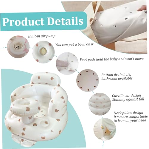 Chaise bébé gonflable pour partager les premiers repas en famille