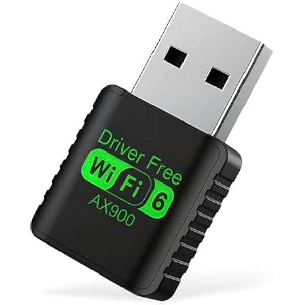 Klucz WiFi 6 AX900 Mb/s, dwuzakresowy klucz WiFi do komputera 2,4 GHz/5 GHz, potężny adapter USB WiFi do komputera stacjonarnego i laptopa, wysoka prędkość, kompatybilny z Windows 11/10/8