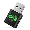 Chiavetta WiFi per PC, USB WiFi 6 AX900, Adattatore Wi-Fi USB Dual Band 5GHz 2.4GHz, Velocità fino a 900 Mbps, Chiavetta Internet con Tecnologia MU-MIMO e Crittografia WPA3, Supporta Windows 7/10/11