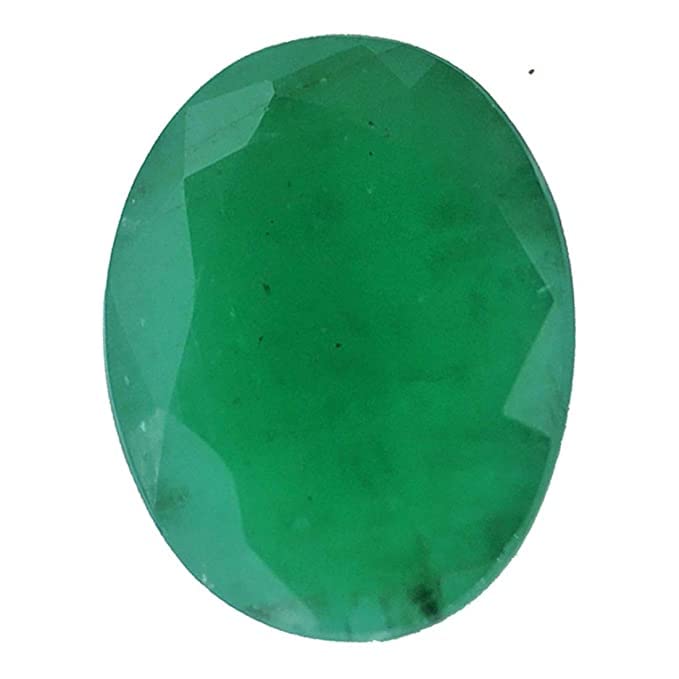 SHREE GANPATI 3.00 Carat Certified Beryl Emerald Gemstone Oval Shape Panna Gemstone Astrology Ratan