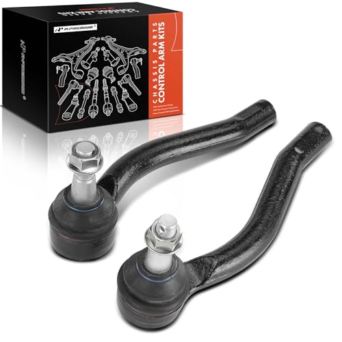 A-Premium 2 x Front Outer Tie Rod Ends, Compatible with Infiniti & Nissan - 2006-2020 - Q50 G25 G35 G35 QX50 Q60 G37 M35 M35h M37 M45 M56 Q70 Q70L Q40 EX35 370Z