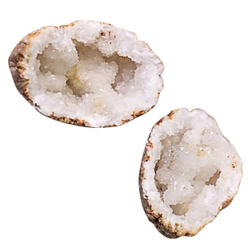 Cabilock 1Pc Natural Rough Crystal Sphere Teaching Sample Educational Ore Specimen for Science Projects and Kits for Hands Learning and Collecting