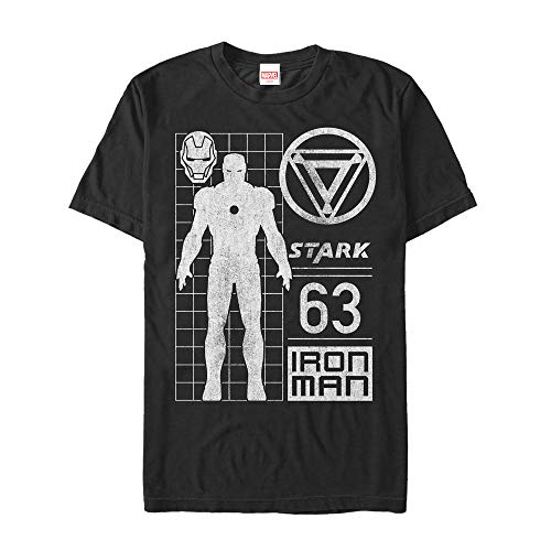 T-shirt Iron Man Stark 63 Marvel idéal pour vos sorties geek