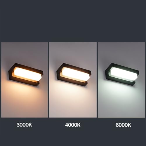Apliques de pared LED exterior acrílicos modernos y recargables 3