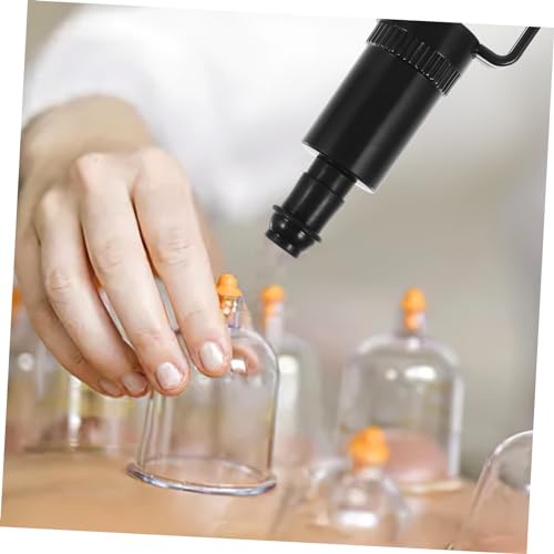 Manual Cupping Therapy Accessories Trigger Point Stick Handle Suction Cupping Pump miniatura 6