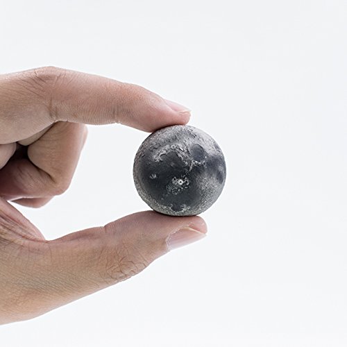 AstroReality LUNAR Mini | Smart Moon Globe | 3D Printed, Hand Painted, 1.18”