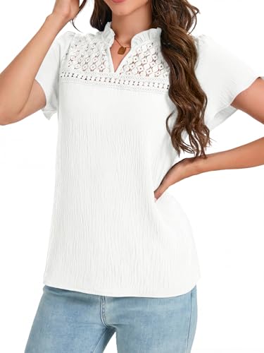 Save 38% on Funlingo Women's Ruffle Lace Tops with Code 36ABB4RA - Image 3