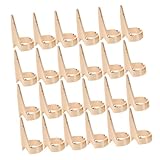 TOGEVAL 50個属製ヘアセクショニングリング 耐久性と快適さを備 爪型ブラッディングツール 髪の編み込みとスリングにで なファッションやパ