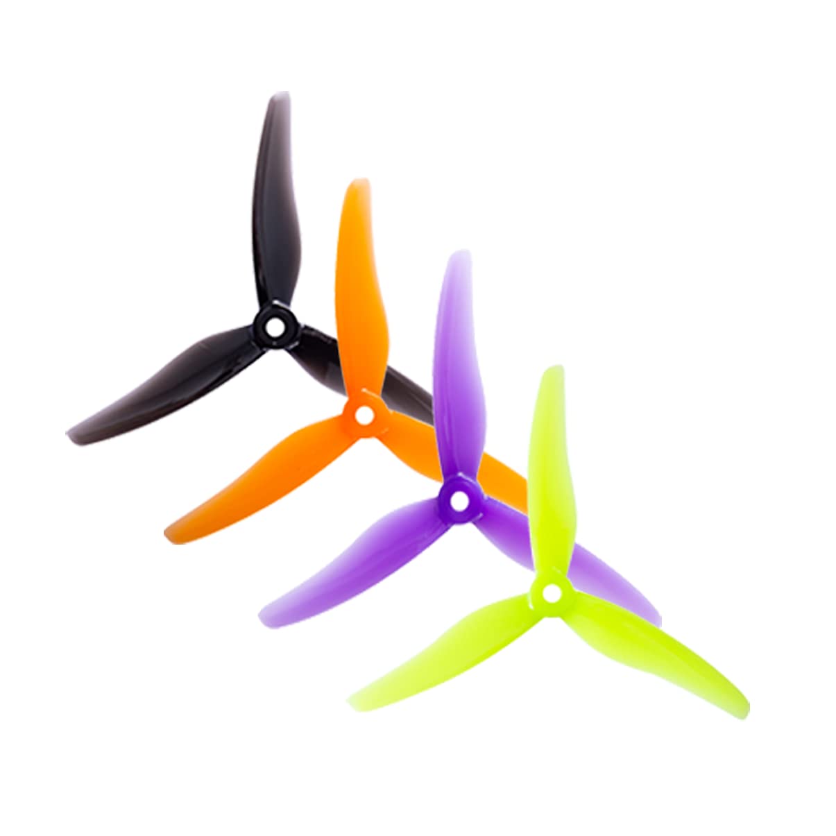 Gemfan Hurricane 51433 3-Blades PC Props Compatible 2206-2306 Brushless Motor for Popo RC Quadcopter FPV Racing/Freestyle Drone 16pcs 8CW 8CCW