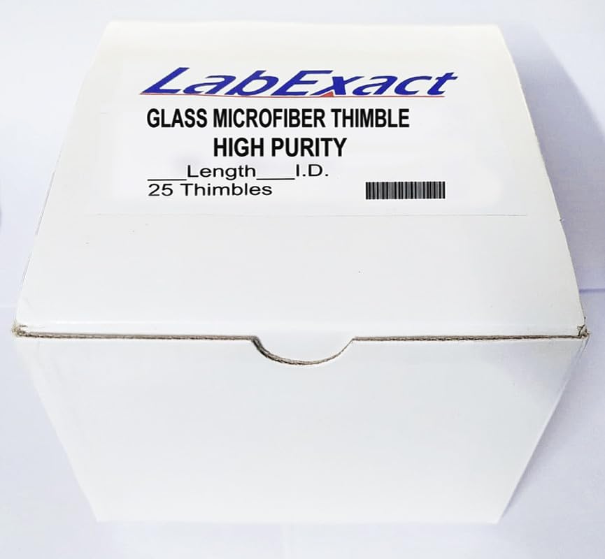 Lab Exact Glass Microfiber Extraction Thimble, 90mm x 19mm (Pack of 25)-image-4