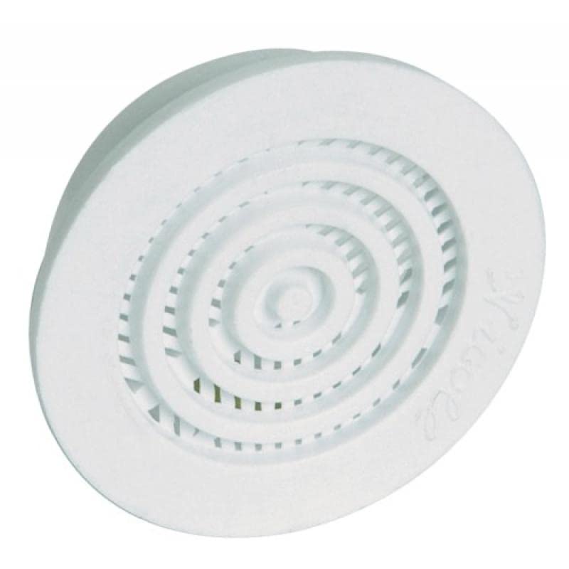 Nicoll AJA30075 Grille d'aération Ronde Ø35 mm sans moustiquaire menuiserie-Blanc-B33