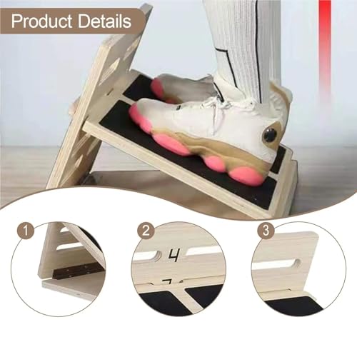 Tabla inclinada de madera para estiramiento de pies miniatura 4