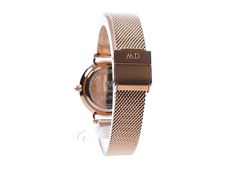 Daniel Wellington Petite Melrose Orologio Donna, 28mm, in Maglia, Oro Rosa  : Amazon.it: Orologi