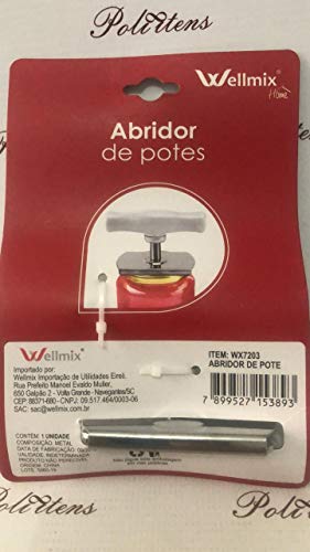 Abridor De Potes Frascos Tampas Vidro Conserva Aço Inox
