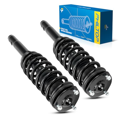 Image of PHILTOP Front Complete Struts Assembly with Coil Spring For 2010-2012 Ford Fusion 2010-2011 Mercury Milan 272596 * 2-Quick Loaded Suspension