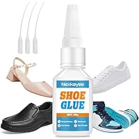Shoe Glue, Fast-Drying Adhesive for Sneakers, Boots, High Heels & Leather, Clear Superglue for Durable Repairs, 30g (Pack of 1)