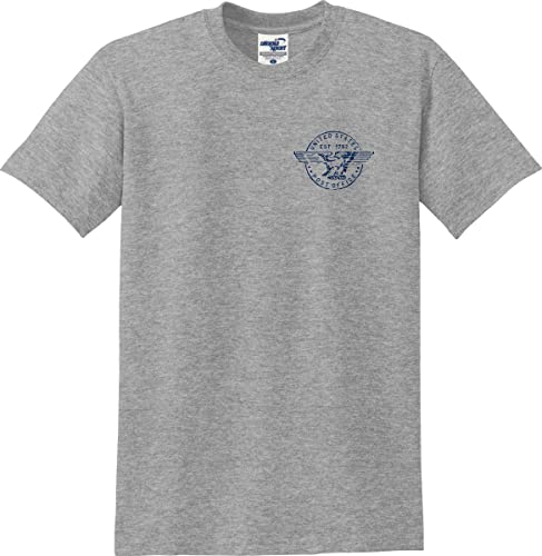 Eagle Cancellation Left Chest Unisex T-Shirt (S-5X) (XXX-Large, Sport Gray)