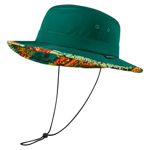Image of UPF 50+ Foldable Sun Hat Patterned Under Brim Bucket Hats for Summer Hiking Fishing Beach Safari Men Women