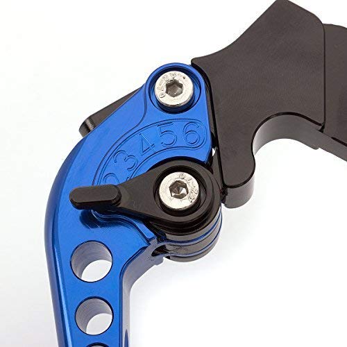 FXCNC Racing Billet Long Adjustable Brake Clutch Levers Set Pair fit for YAMAHA Warrior YFM350 02-04,Raptor YFM660 01-04,TTR125L/LE/LW 00-16,Banshee 350 02-06,XT660/R/X 04-13 - Thumbnail 3