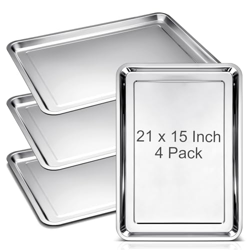 Ceenna 4-Pack Full Sheet Pan