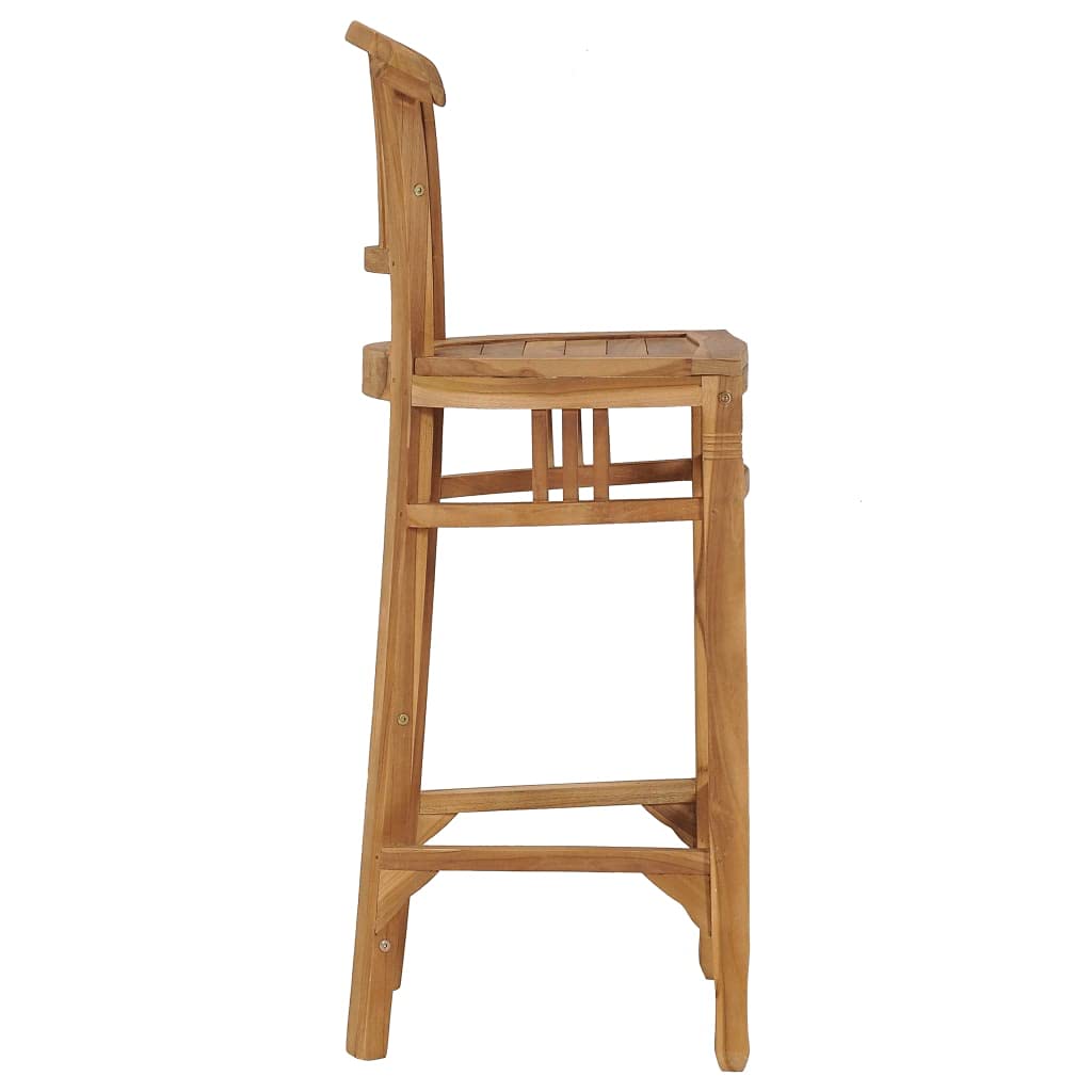 vidaXL Set Mesa y Sillas de Bar de Jardín 3 Piezas Conjunto Casa Exterior Comedor Aire Libre Asientos Sillones
