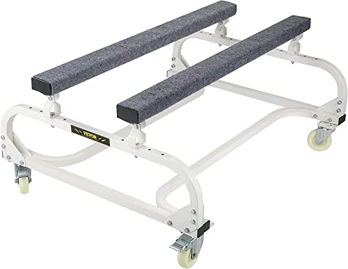 Vevor Jet Ski Dolly, 1000 Lbs Capacity Hand Truck Dolly For Moving Watercraft Pwc, Adjustable Width Jet Ski Moving Dolly With Four Casters & Two Brakes, Heavy Duty Dolly For Ski Fishing Boat Sailboat #TOP2