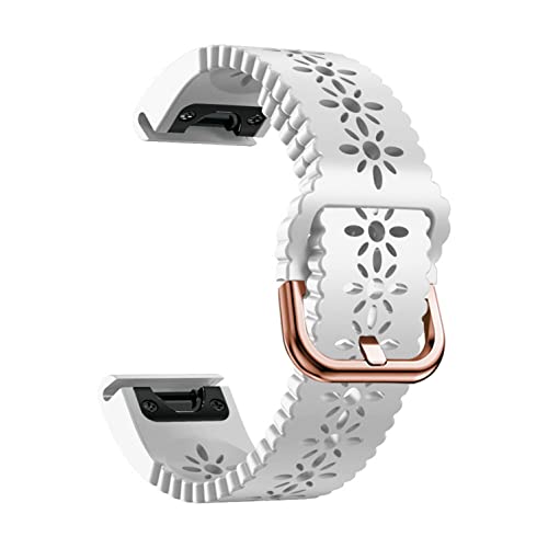 YOOSIDE Quick Fit 20mm Silicone Watch Strap Compatible with Garmin Instinct 2S/ Fenix 7S/ Fenix 6S/ 5S