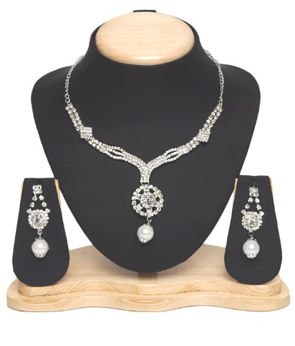 Circular Drop Necklace Set