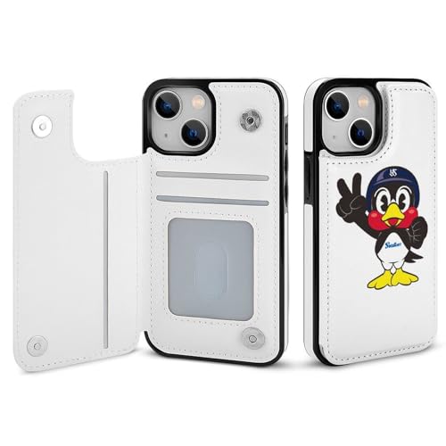 iPhone13ProMax用ケース 手帳型 東京ヤクルトスワローズ つば九郎 アイフォン13ProMaxケース 手帳型 財布型 スマホケース 軽量 カード収納 スタンド機能 おしゃれ 全機種対応 いPhone13ProMax用カバー