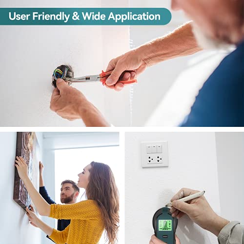 Stud Finder Wall Scanner - 4 In 1 Electronic Stud Sensor Wall Detector Wood Beam Finders Center Finding For Wood Ac Wire Metal Studs Detection (Dark Blue) #TOP5