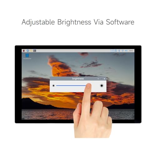 Image of waveshare 10.1inch Capacitive Touch Display Compatible with Raspberry Pi 5 /4B /3B+ /3A+, CM3 /3+ /4*, 1280x800, IPS, DSI Interface