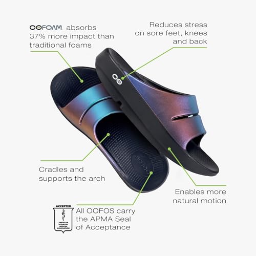 OOFOS Women's Ooahh Luxe Slide Slipper4