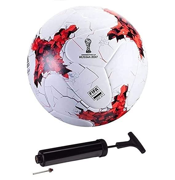 HRAZM Hand Stitched Russia Multicolour Football Size-5 with air Pump