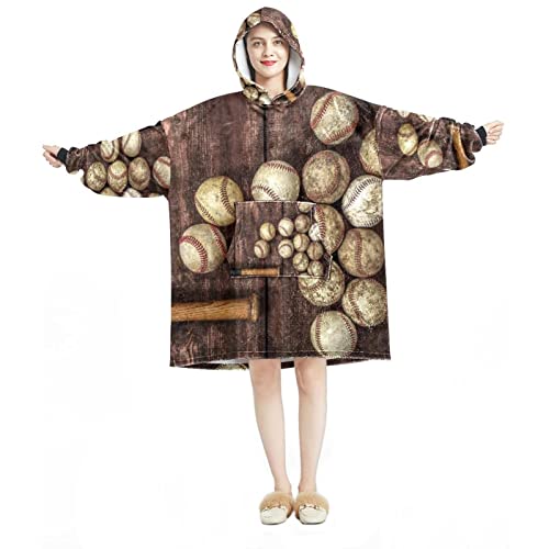 Sweat couverture en Sherpa chaud avec grande poche et manches élastiques