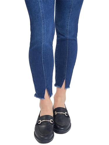 Royalty For Me Womens Women's High Rise Skinny Jean with Front Seam and Slit Detail Lifestyle Collection2