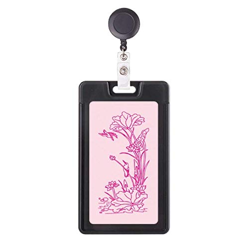 Porte-badge rétractable fleur de lotus idéal pour embellir votre blouse