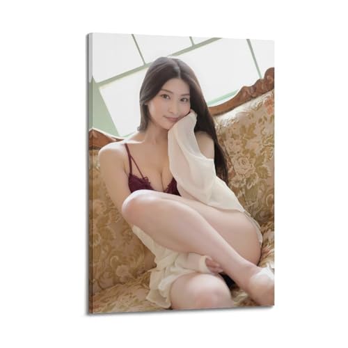 �L�����D�{����̎ʐ^�|�X�^�[ �|�X�^�[�̕ǃA�[�g�\���G�惊�r���O�x�b�h���[�� 08x12inch(20x30cm) Frame-style