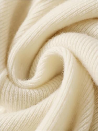 Women's Merino Wool Knitted Medium Length Skirt Soft Comfortable Warm Office Fashionable Skirt with Pocket2