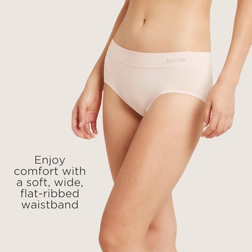 Boody Midi Briefs - Seamless Women's Underwear Panties, Mid-Rise Comfort with Mid to Full Coverage in Bamboo Viscose Fabric4