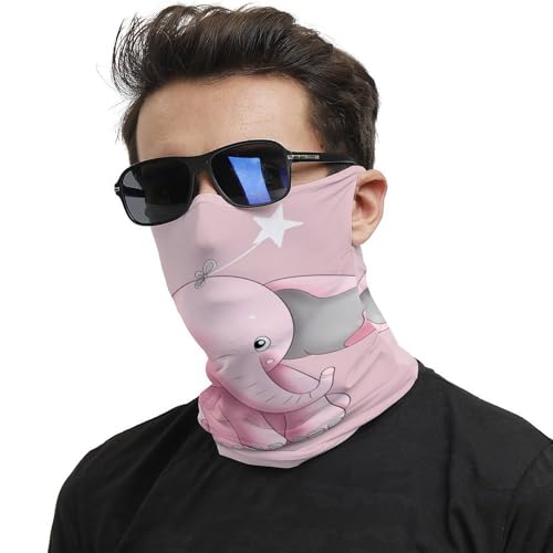 Neck Gaiter Elephant Face Mask for Travel Face Cover Scarf for Men Women Elastic Headbands Wind-proof Bandana for Skiing Fishing Hiking Cycling2