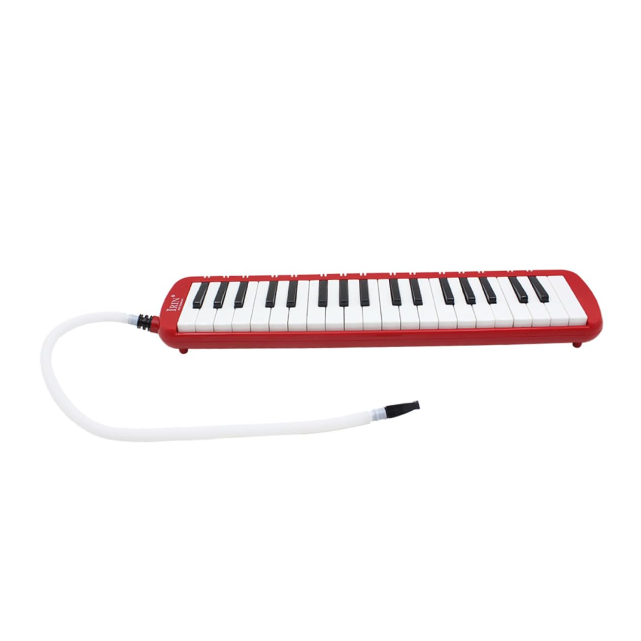 Melodica a 37 Tasti, Strumento Musicale con Custodia | Abs Rosso, Leggero e Facile da Riporre, con Borsa Inclusa per Trasporto Comodo