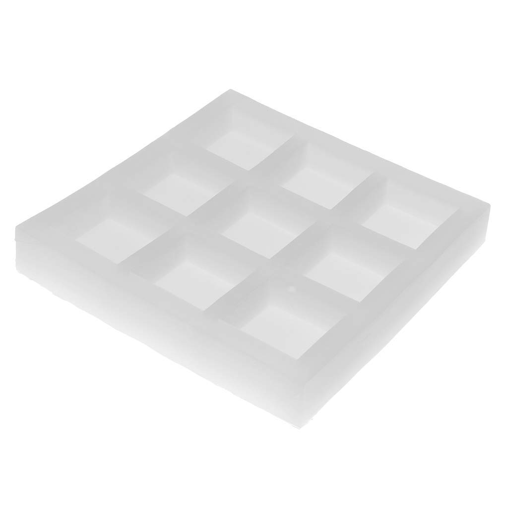 9 Hohlraum Silikon Backform Schokoladenform Silikonform für Handgemachte Fondant Kuchen Schokolade usw